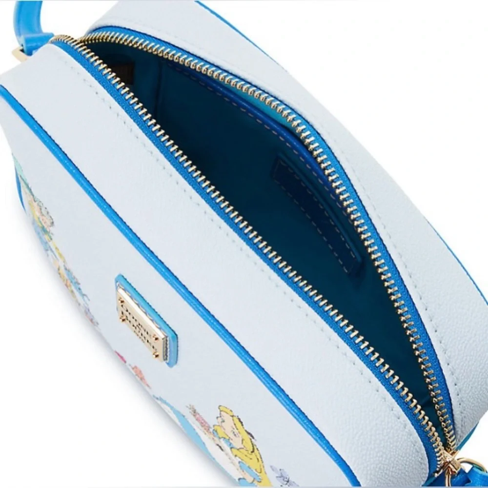 DISNEY ALICE IN WONDERLAND DOONEY & BOURKE CROSSBODY CAMERA BAG 2024 NWT - Picture 3 of 7